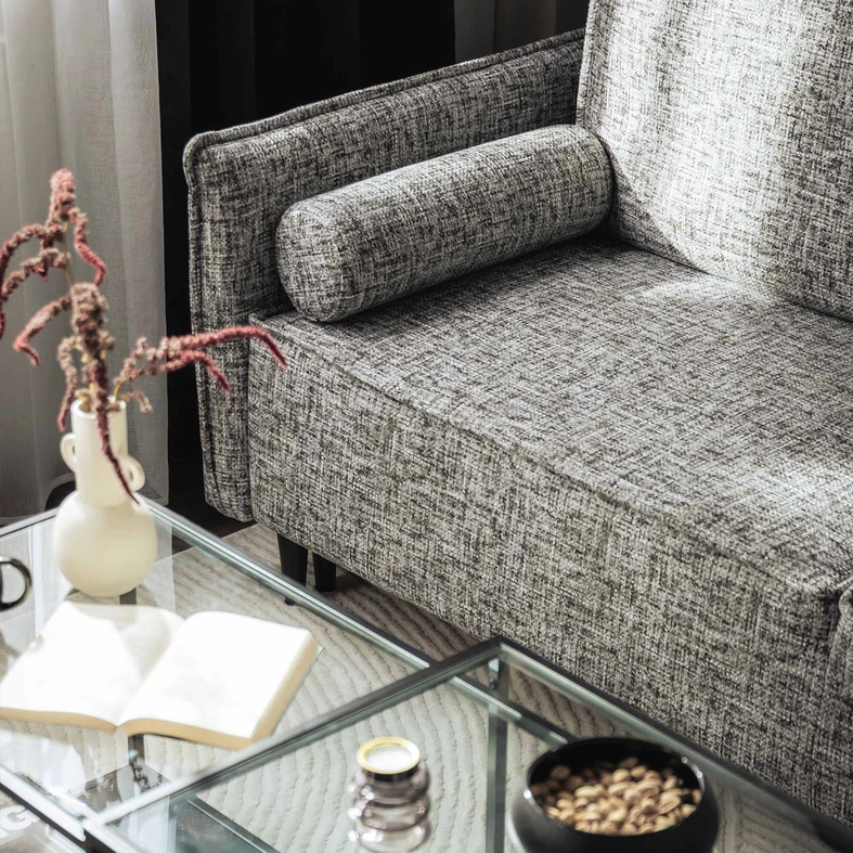 Třímístná rozkládací pohovka IRMINA šedá