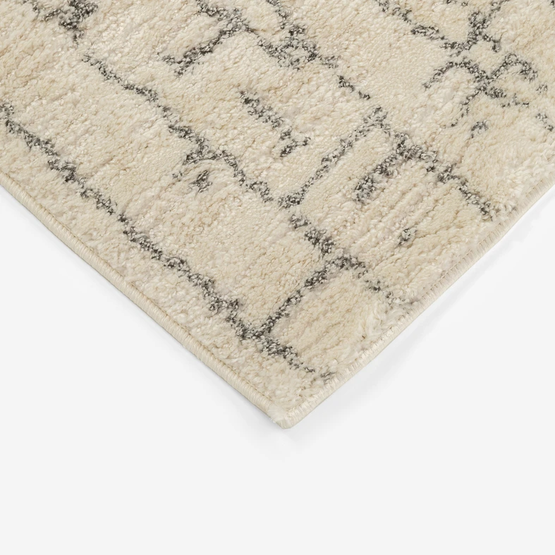 Koberec s abstraktním vzorem s pruhy LISA krémový 120x170 cm