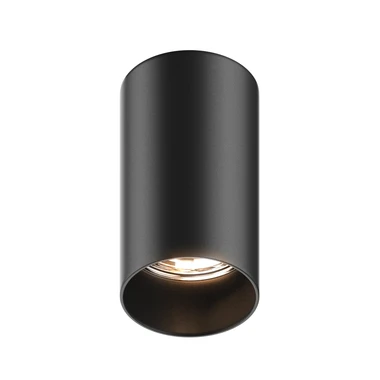 Přisazené bodové svítidlo černé TUBA SL 1