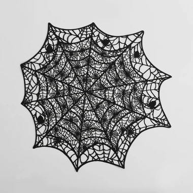 Halloweenské prostírání pavučina 50 cm