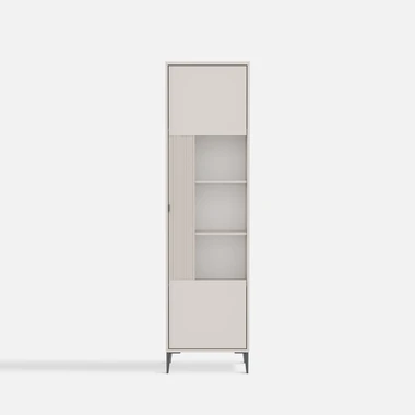 Vysoká vitrína INERTIA kašmír