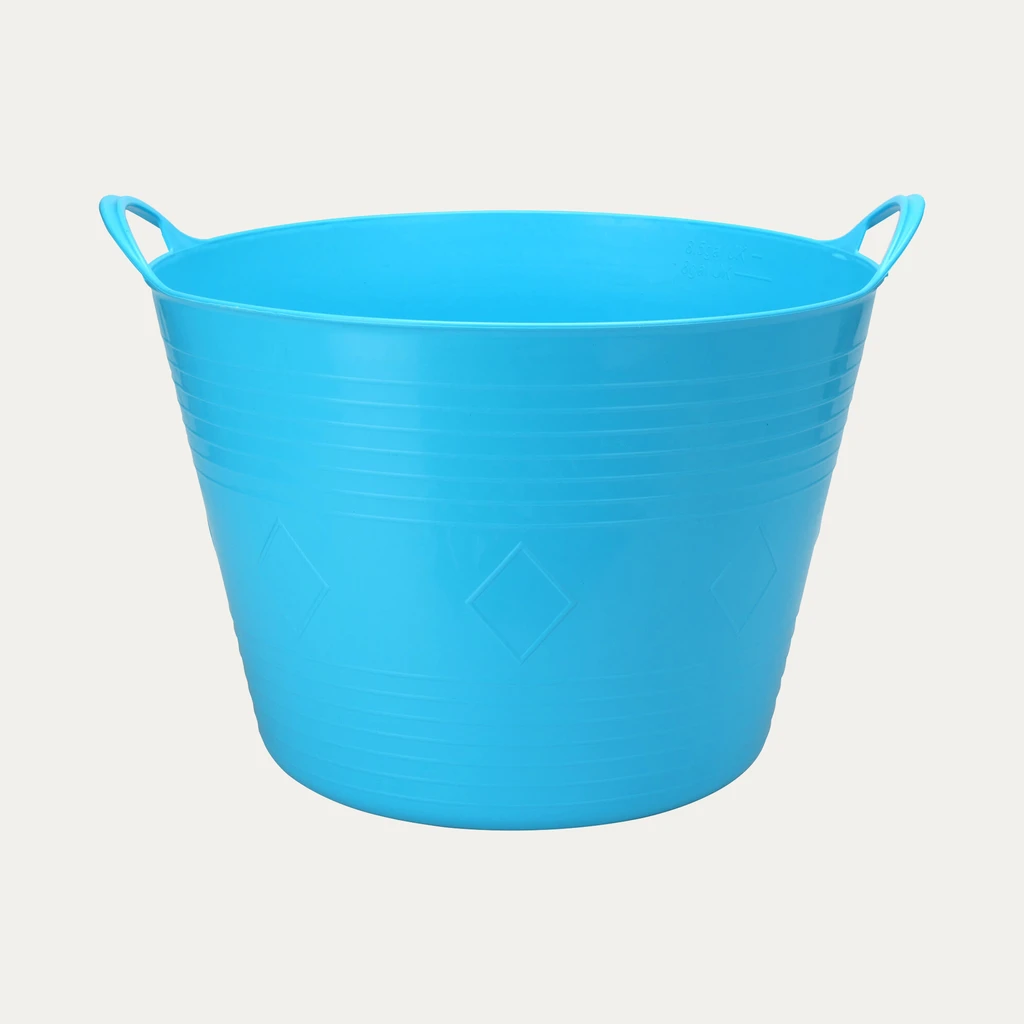 Elastický plastový koš modrý 43 l