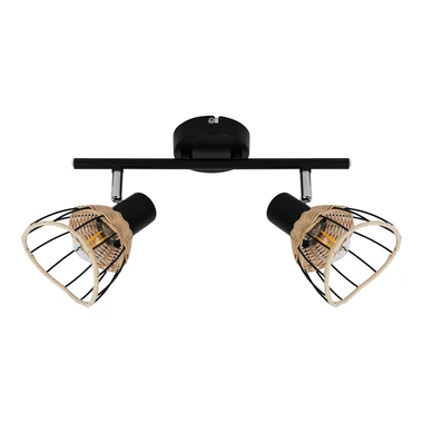 Lišta dvoubodová ratan černý GENT