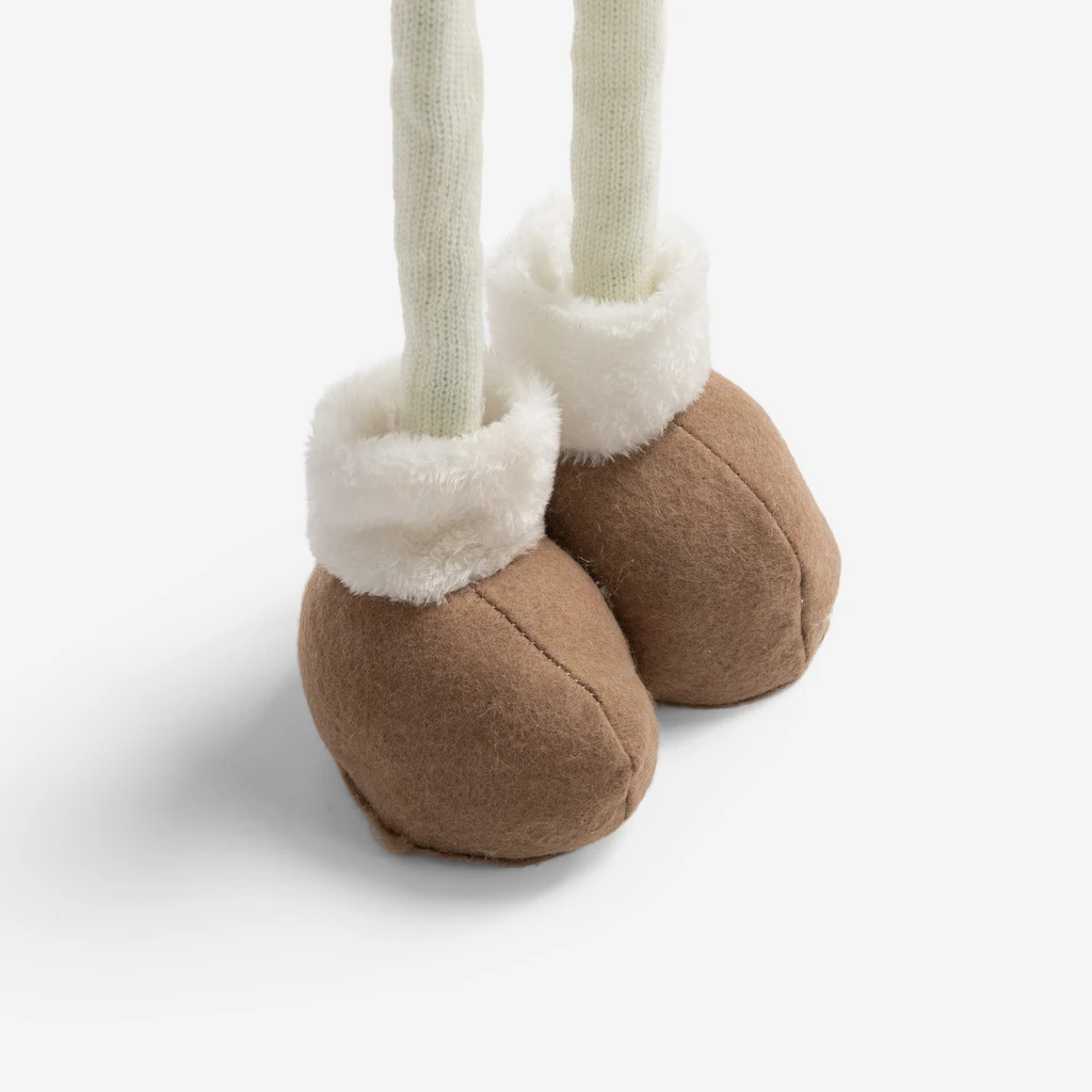 Dekorace JELEN DÍVKA šedobéžová 80-120 cm