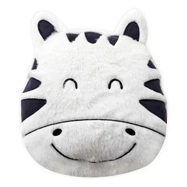 Polštářek plyšák MIMI ZEBRA 33x30 cm