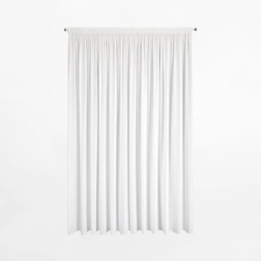 Bílá záclona na pásce DEBRA 400x270 cm