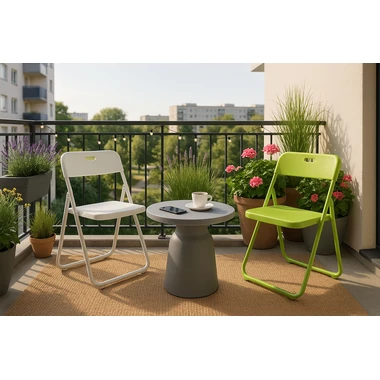 Skládací židle FELIONI bílá