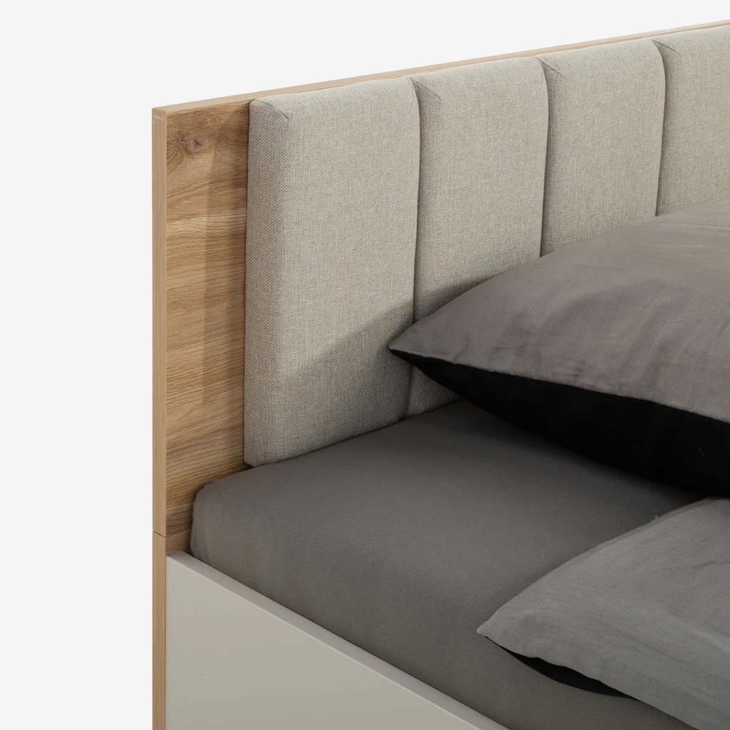 Postel s úložným prostorem a roštem OAK SQUERE 120x200.