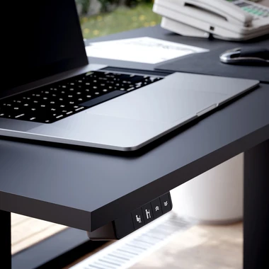 Polohovací stůl FLOW černý 140x58 cm