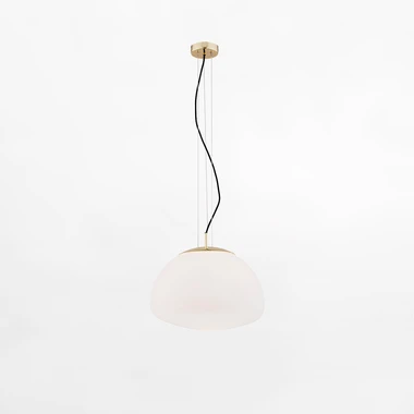 Mosazné závěsné svítidlo TRINI fi 40 cm