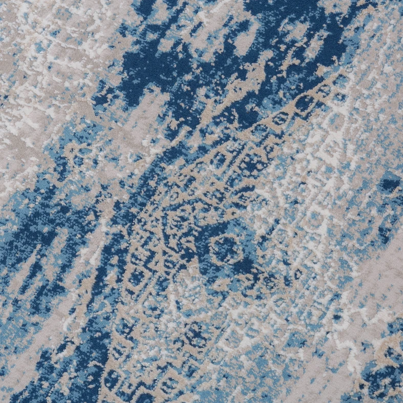 Koberec vintage modrý ALMERA 80x140 cm