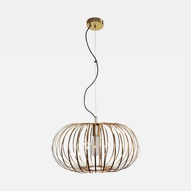 Zlaté závěsné svítidlo GLOBE