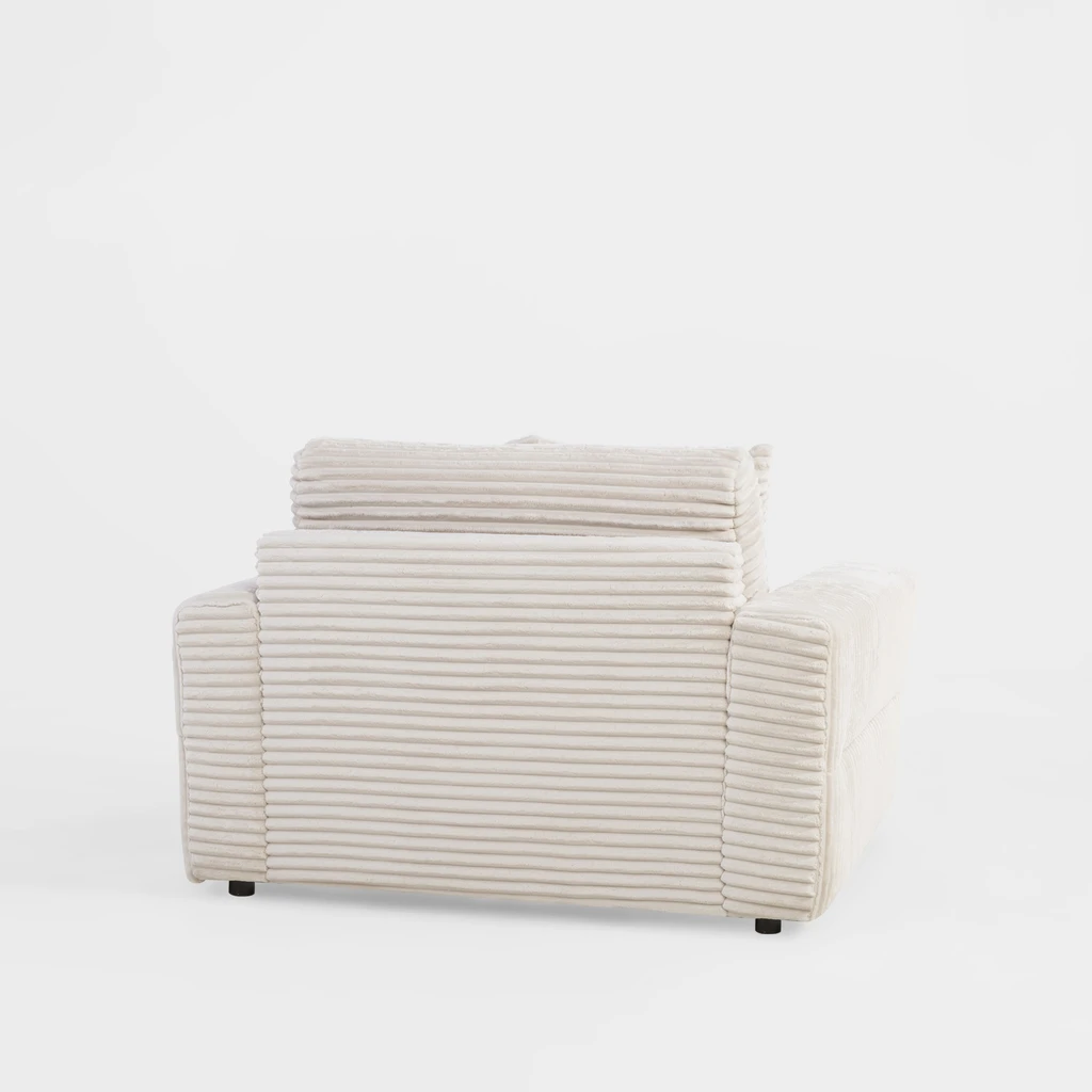 Křeslo loveseat krémové NOEMI