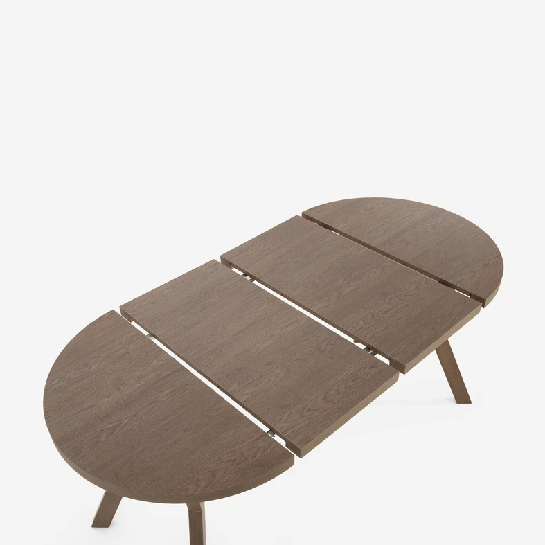 Blat od góry, z widocznymi łączeniami między kawałkami blatu.