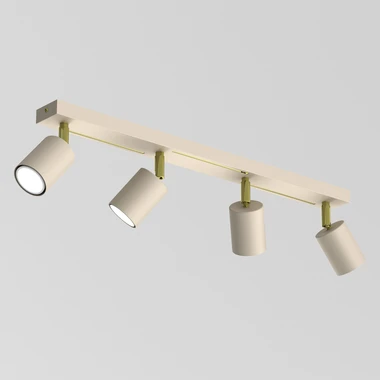 Béžovo-zlatá čtyřbodová světelná lišta STRIPER