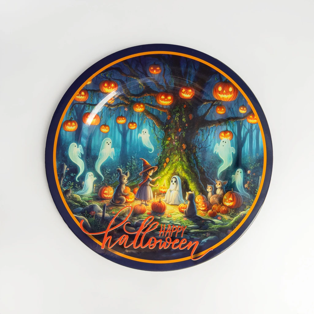 Halloweenský podtalíř 33 cm MIX