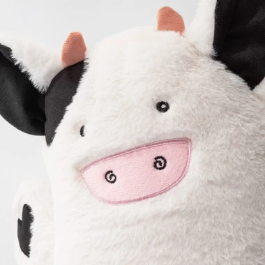 Mazlící polštář kravička HUGGIE 50x33 cm