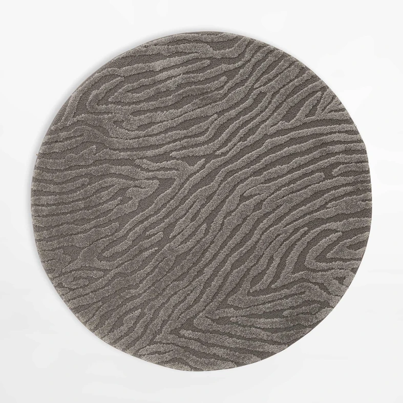 Moderní koberec tmavě šedý INSPIRATION 120 cm