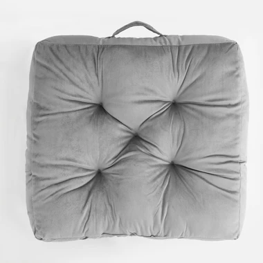 Podsedák EMERALD 50x50x8 cm světle šedý