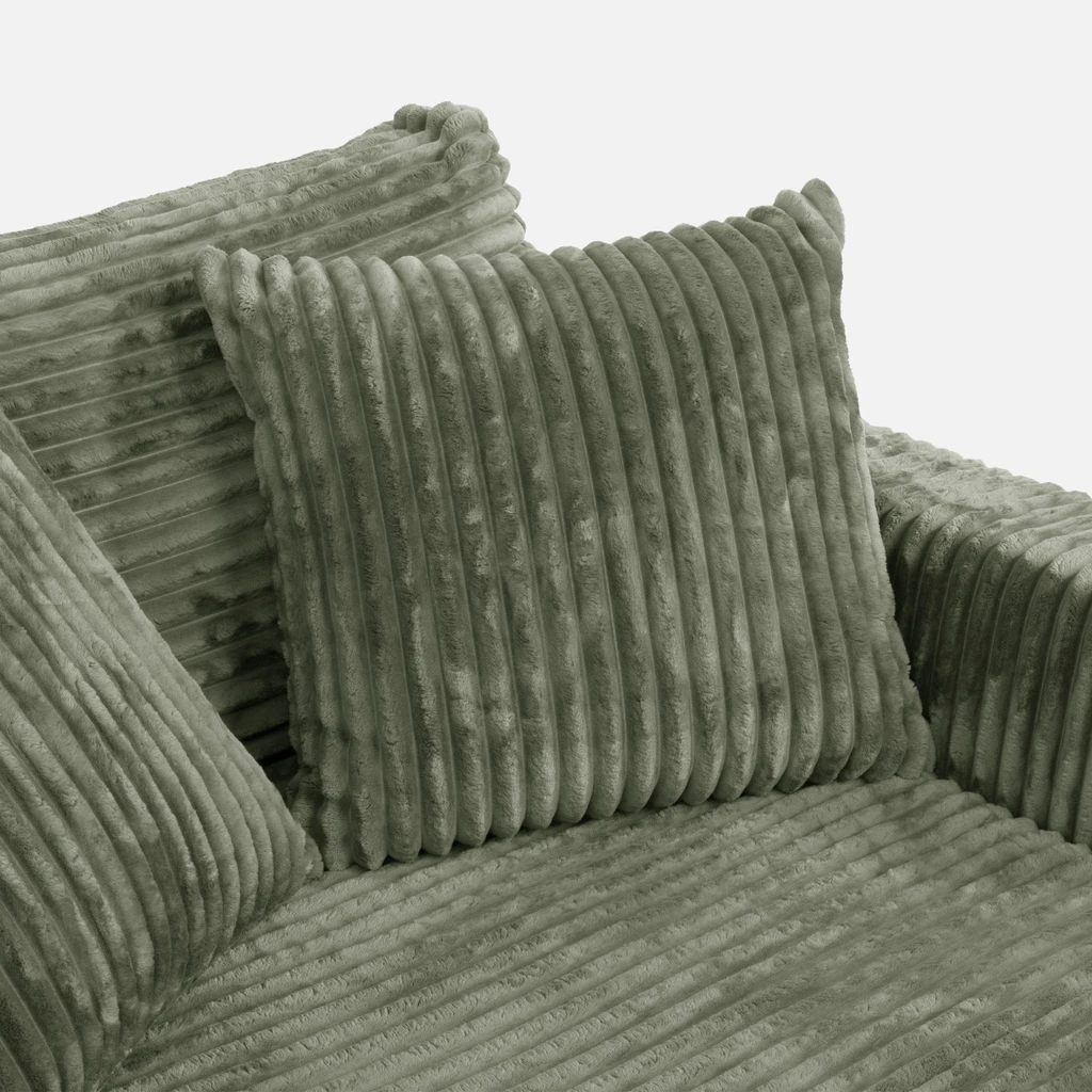 Křeslo loveseat zelené NOEMI