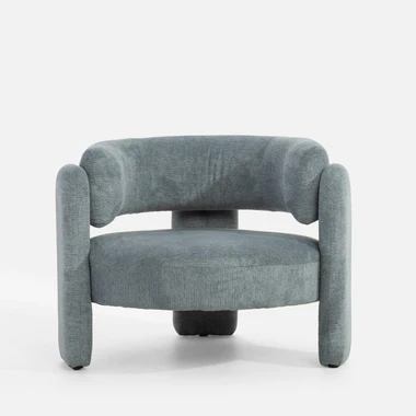 Odpočinkové křeslo MAFELE šedomodré