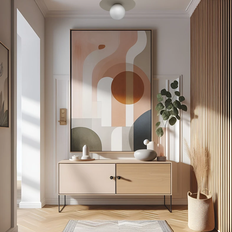 Minimalistyczny design FLAT sprawdzi się w salonie, sypialni czy jadalni, nadając przestrzeni przytulności.