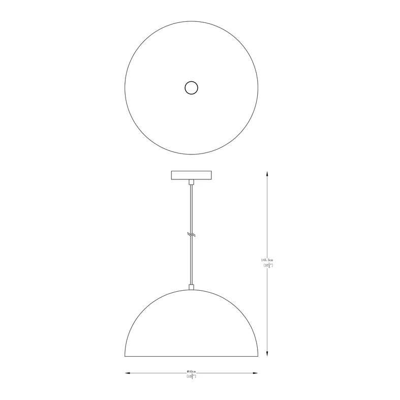 Závěsné svítidlo matná černá VELA