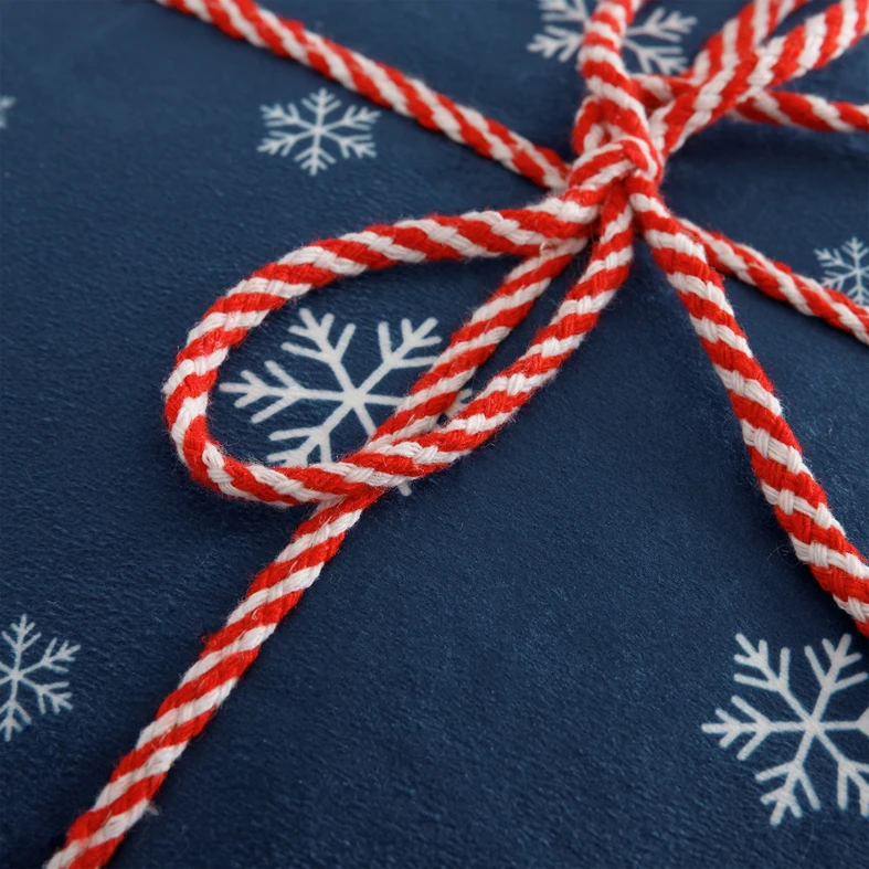 Vánoční povlak na polštář tmavě modrý GIFT 45x45 cm