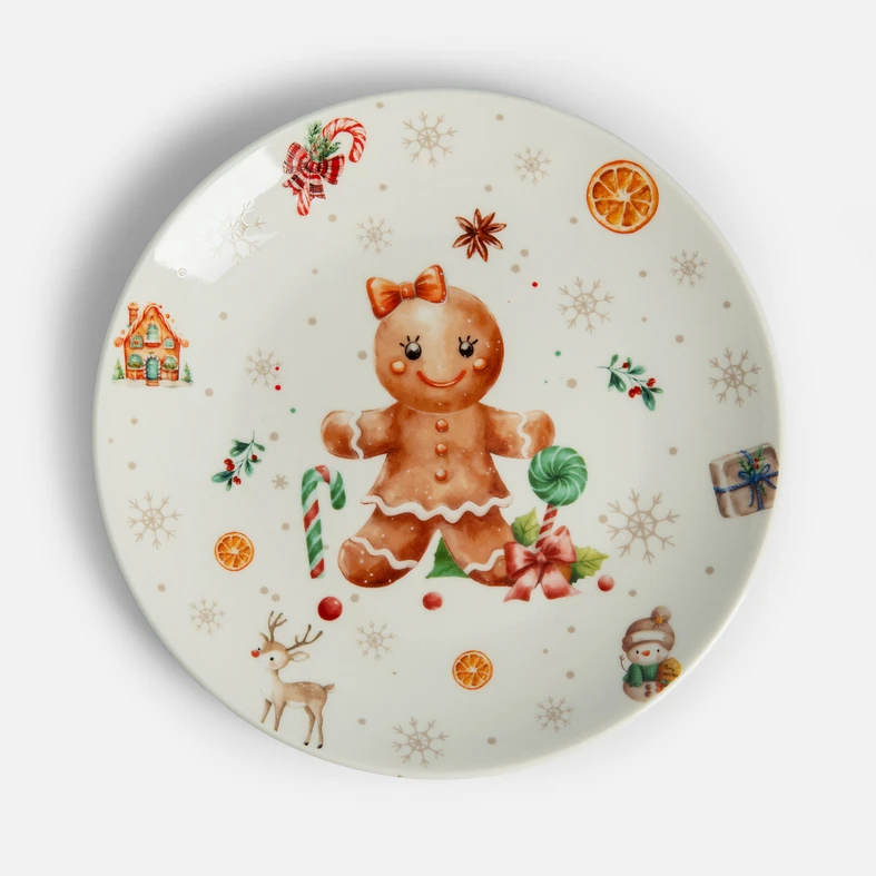 Vánoční talíř dezertní COOKIES 19,5 cm