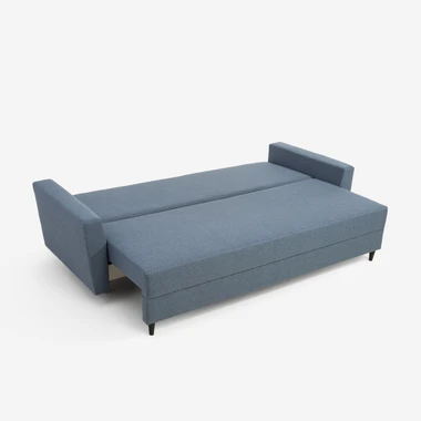 Modrá rozkládací pohovka STACY