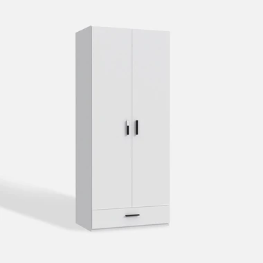 Dvoudveřová šatní skříň se zásuvkou TRAWEN