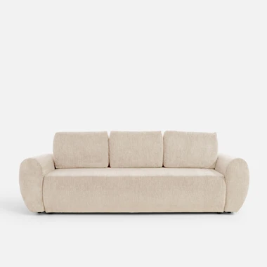 Třímístná pohovka DOLLY světle béžová