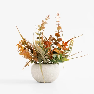 Umělá kytice v květináči 15 cm