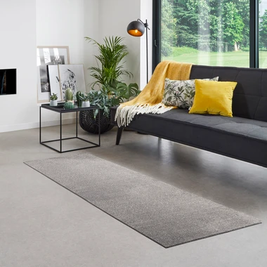 Světle šedý koberec CLEVER 80x250 cm