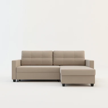 Béžová rohová sedací souprava MORGAN