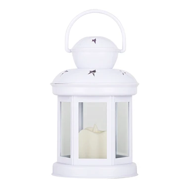 LED lucerna bílá 19 cm