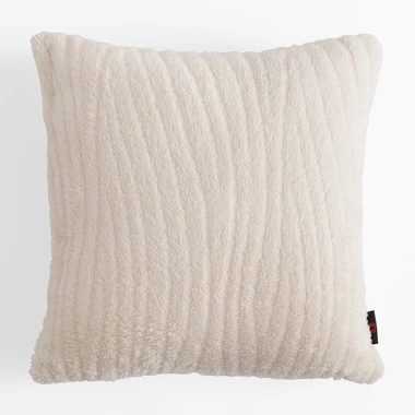 Bílý dekorační povlak na polštář ALPEN 45x45 cm