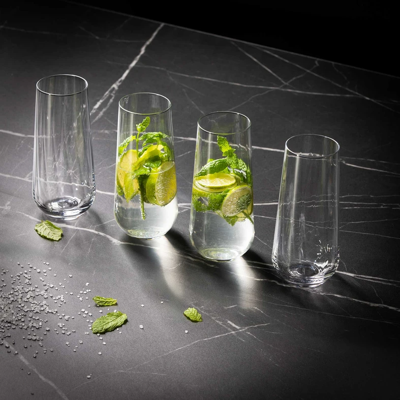Sada 4 sklenic na koktejly SHAKE N°5 GIN & TONIC 380 ml