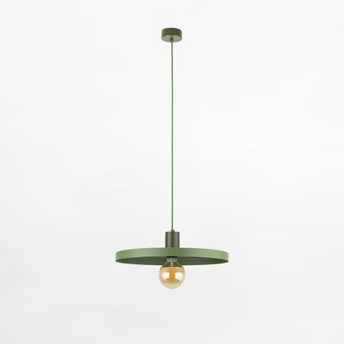 Závěsná lampa SILA GREEN PEAPOD fi 44,5 cm.