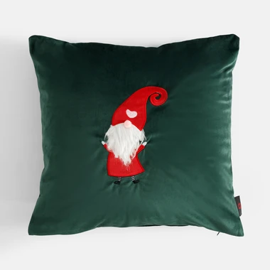 Povlak na polštář tmavě zelený GNOME 45x45 cm