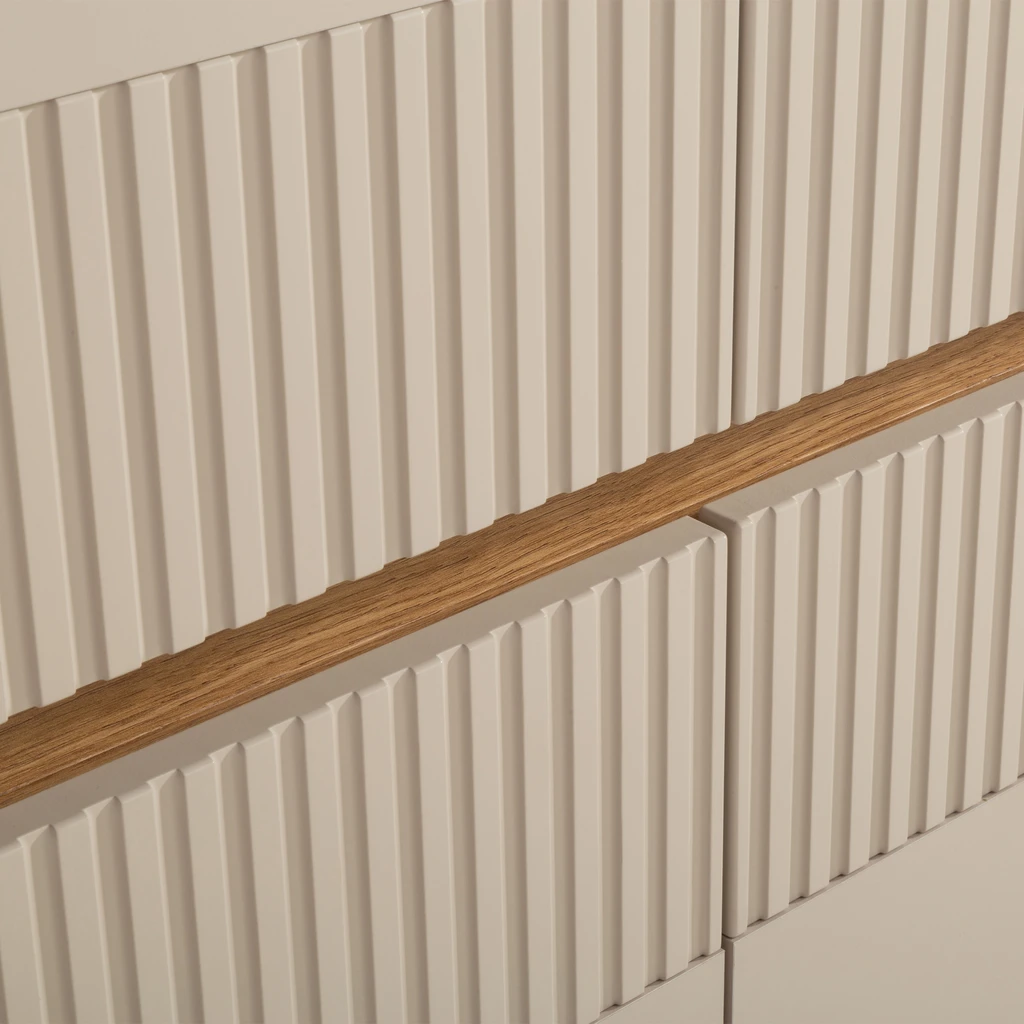 Komoda s osvětlením OAK SQUERE 95,3 cm