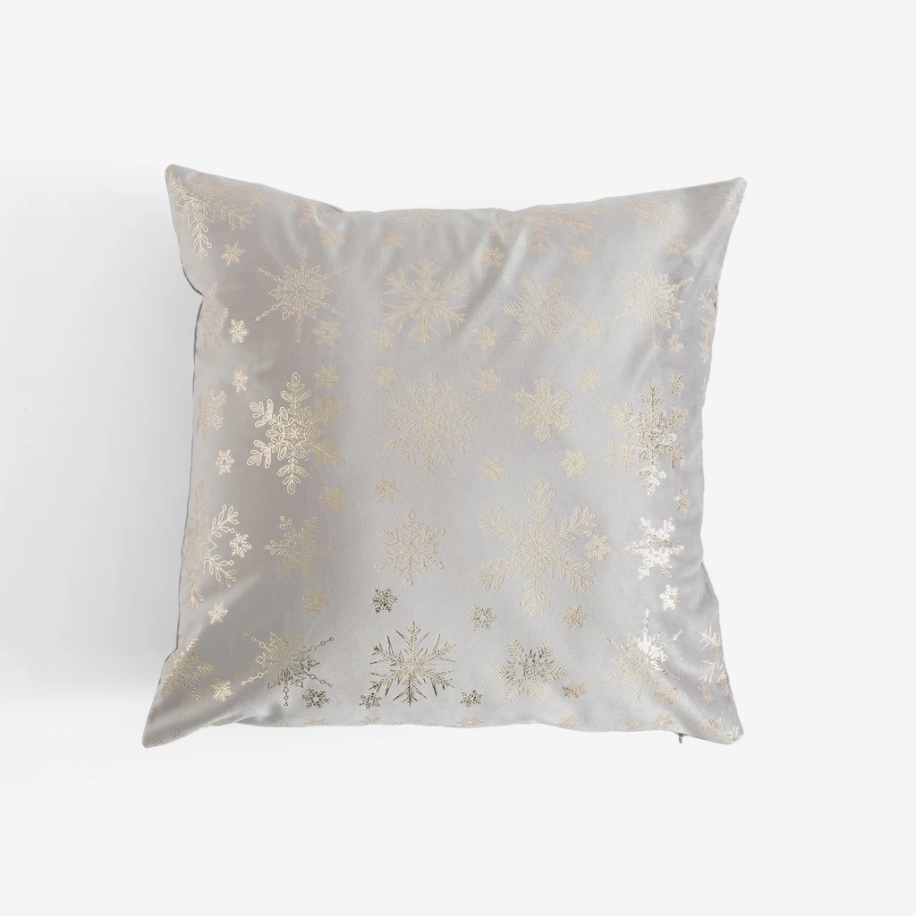 Dekorační polštář s hvězdičkami CELEBRI šedý 45x45 cm