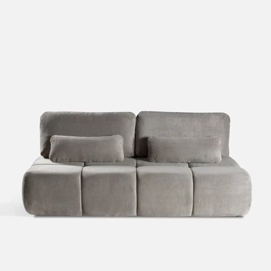 Třímístná rozkládací pohovka ONMAR šedá