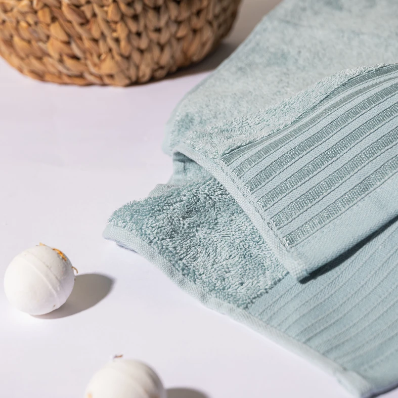 Modrý ručník na ruce VELA 50x90 cm