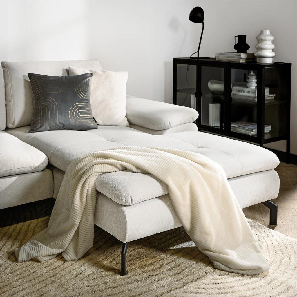 Krémová deka RENEE 130x160 cm