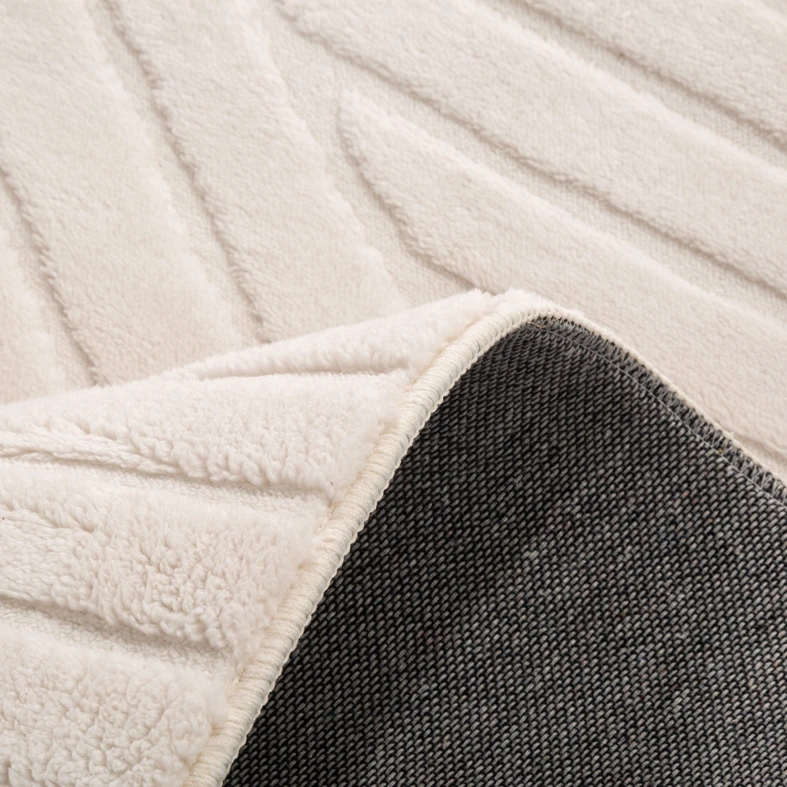 Moderní koberec MODERNO, krémový, 120x160 cm