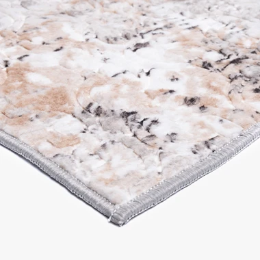 Šedo-béžový běhoun koberec LONG 80x200 cm