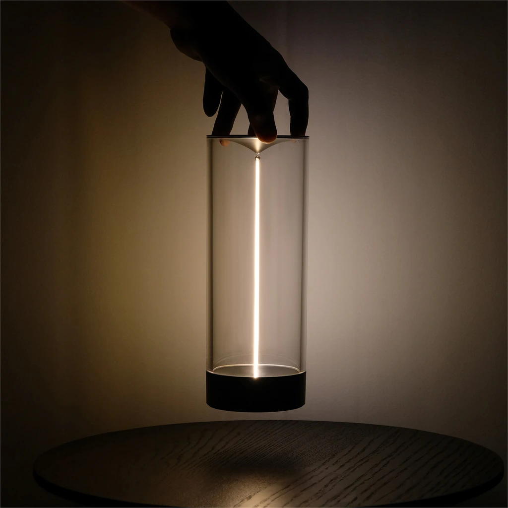 Venkovní stolní lampa s vláknem ESTERNO 24 cm