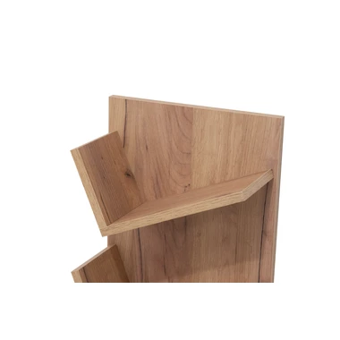 Geometrická police VERSA dub craft