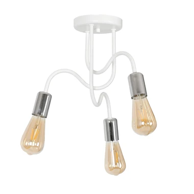 Bílé stropní svítidlo DOW 8074